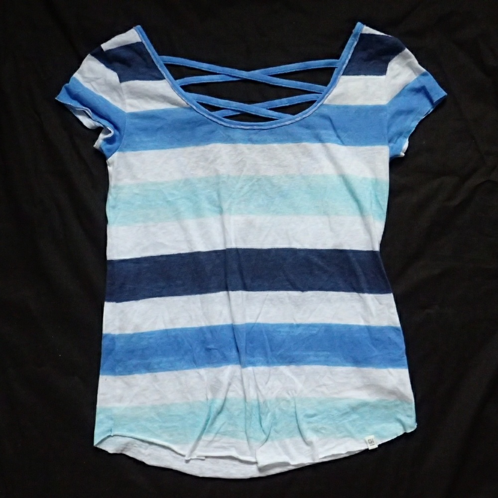 Gilly Hicks Striped Blue Top XS - NWT